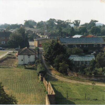 Lower School Road from Rookery Farm