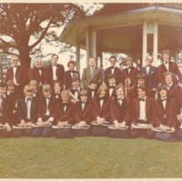 Band at Oulton Broad, May 1978