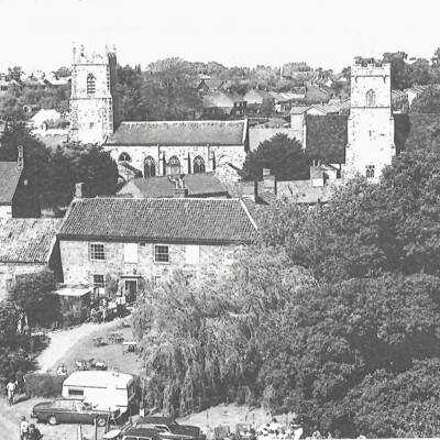 View from Rookery Farm towards churches